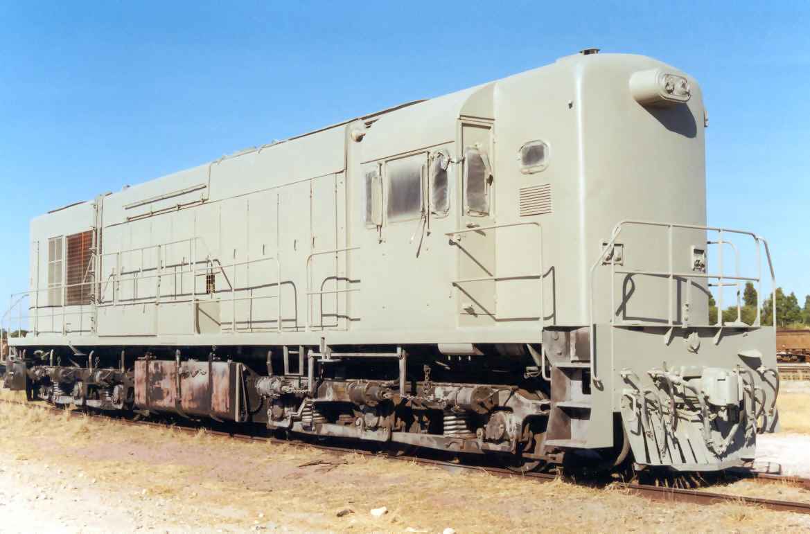 k210 in grey undercoat prior to repainting in 1970's blue livery 